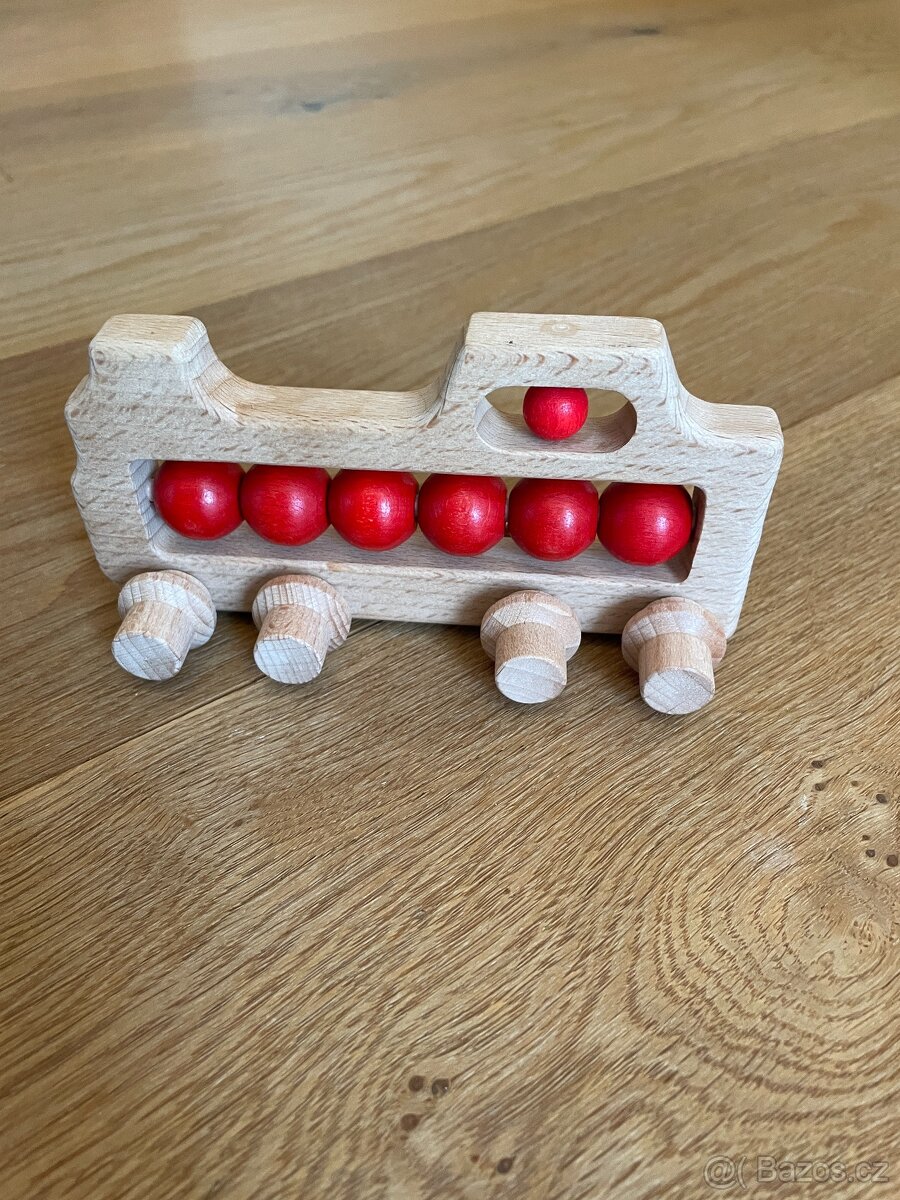 Kuličkodráha dřevěná MAXI - 6