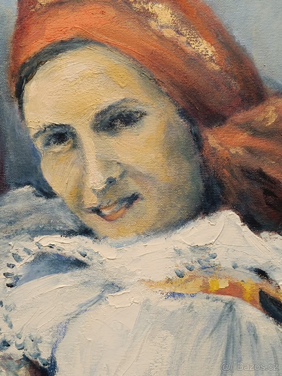 Obraz Veselanky, Jaromír Hynšt, olej 48x64 - 6