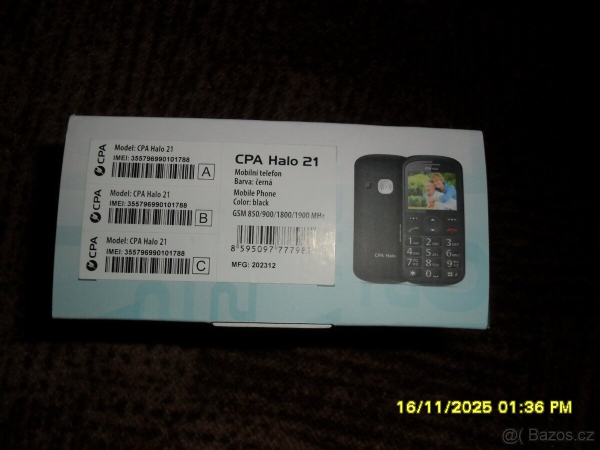 Prodám mobilní telefon CPA Halo 21 - 6
