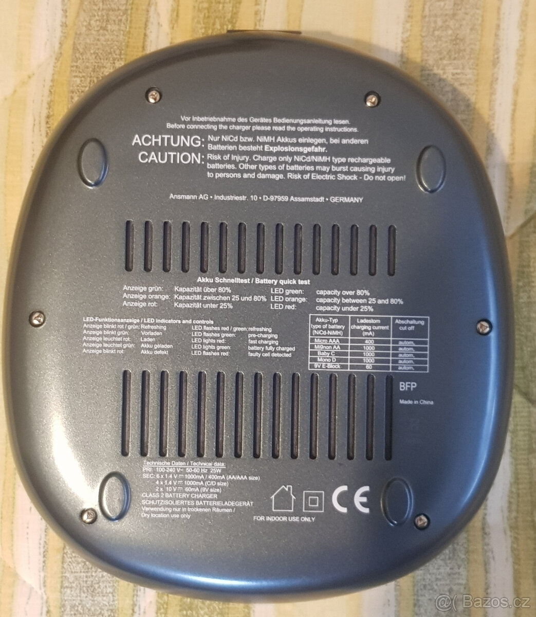 Ansmann Energy 8 Plus nabíječka baterií NiCd NiMH - 6