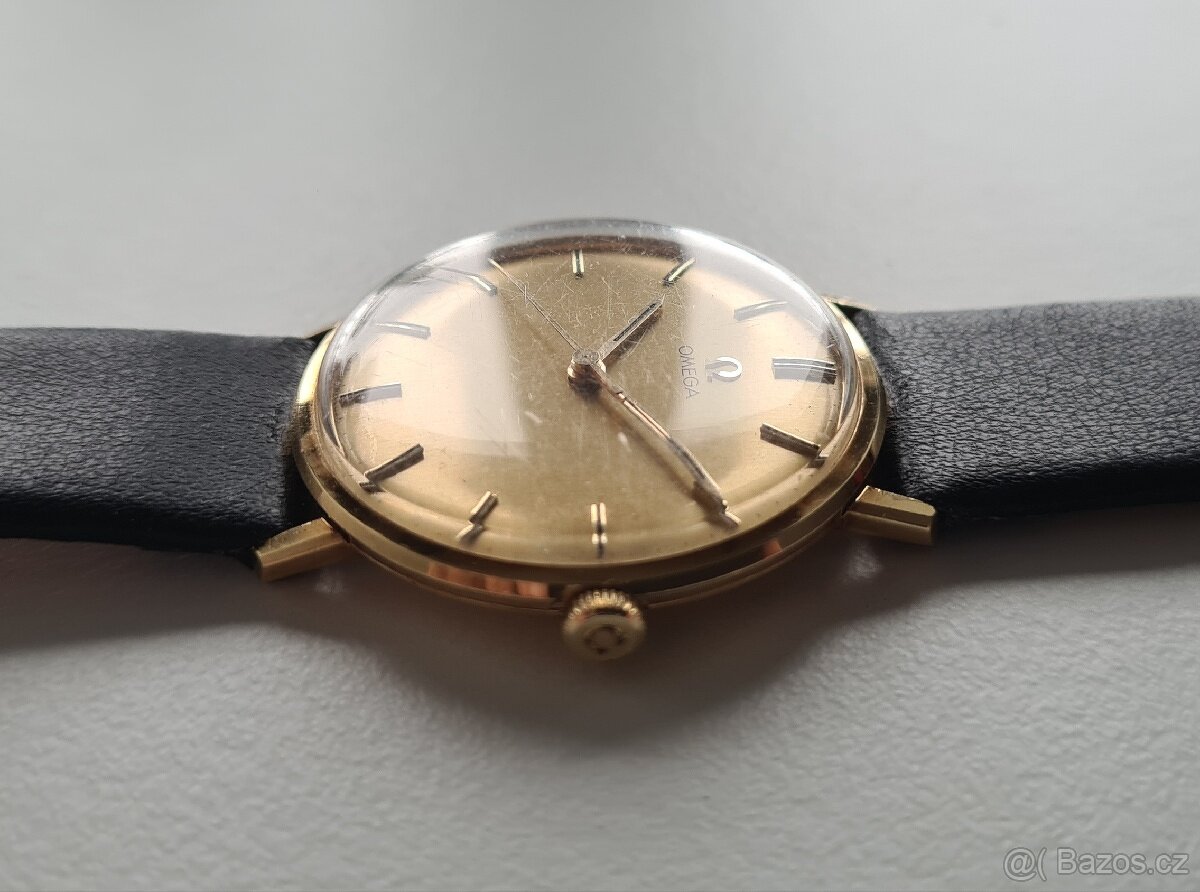 Pánské zlaté náramkové hodinky Omega 18K - 6