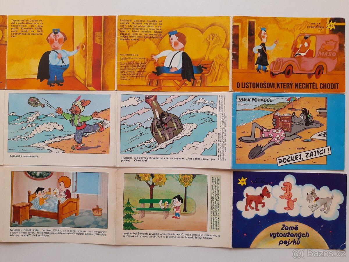 Hvězdička (set 12) - leporela (6x) - 6