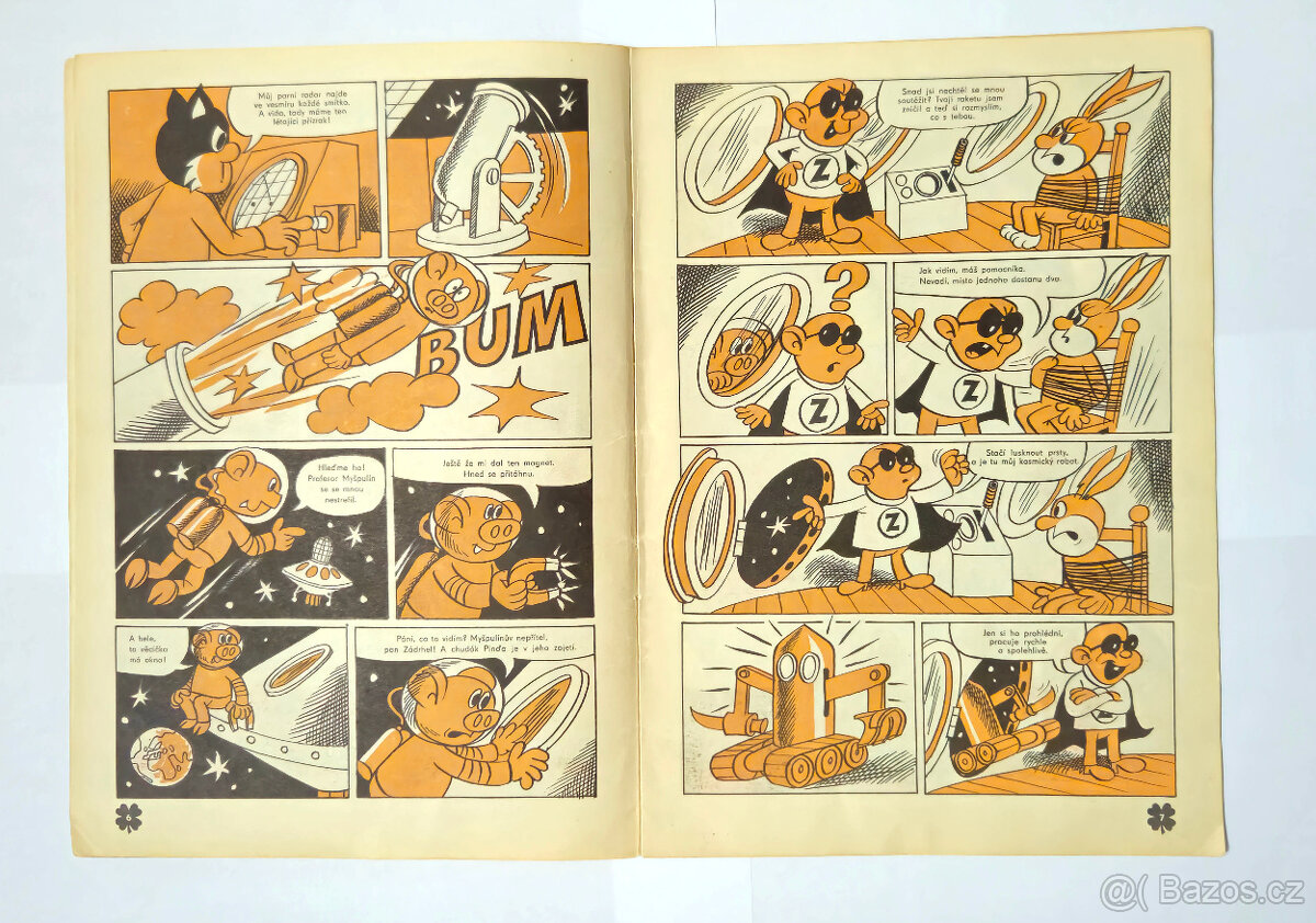 Čtyřlístek č.5 - Dobývá vesmír - Original 1969 - 6