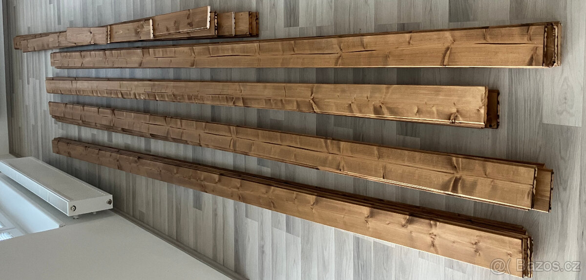 23 ks Palubky desky dřevo délka 4 metry šířka 11 cm - 6