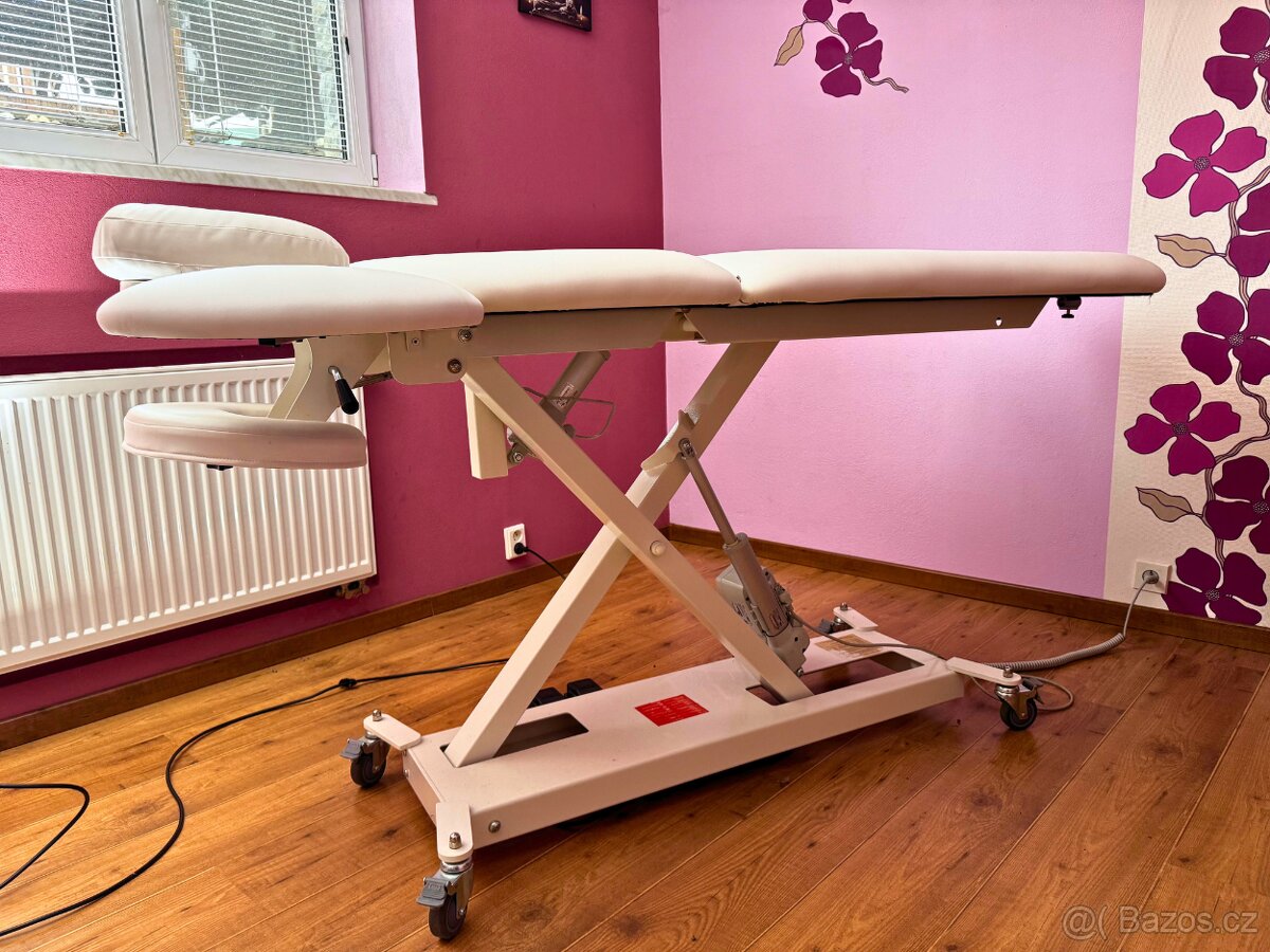 Masážní lehátko PROMAFIT Phoenix – elektrické, polohovací - 6