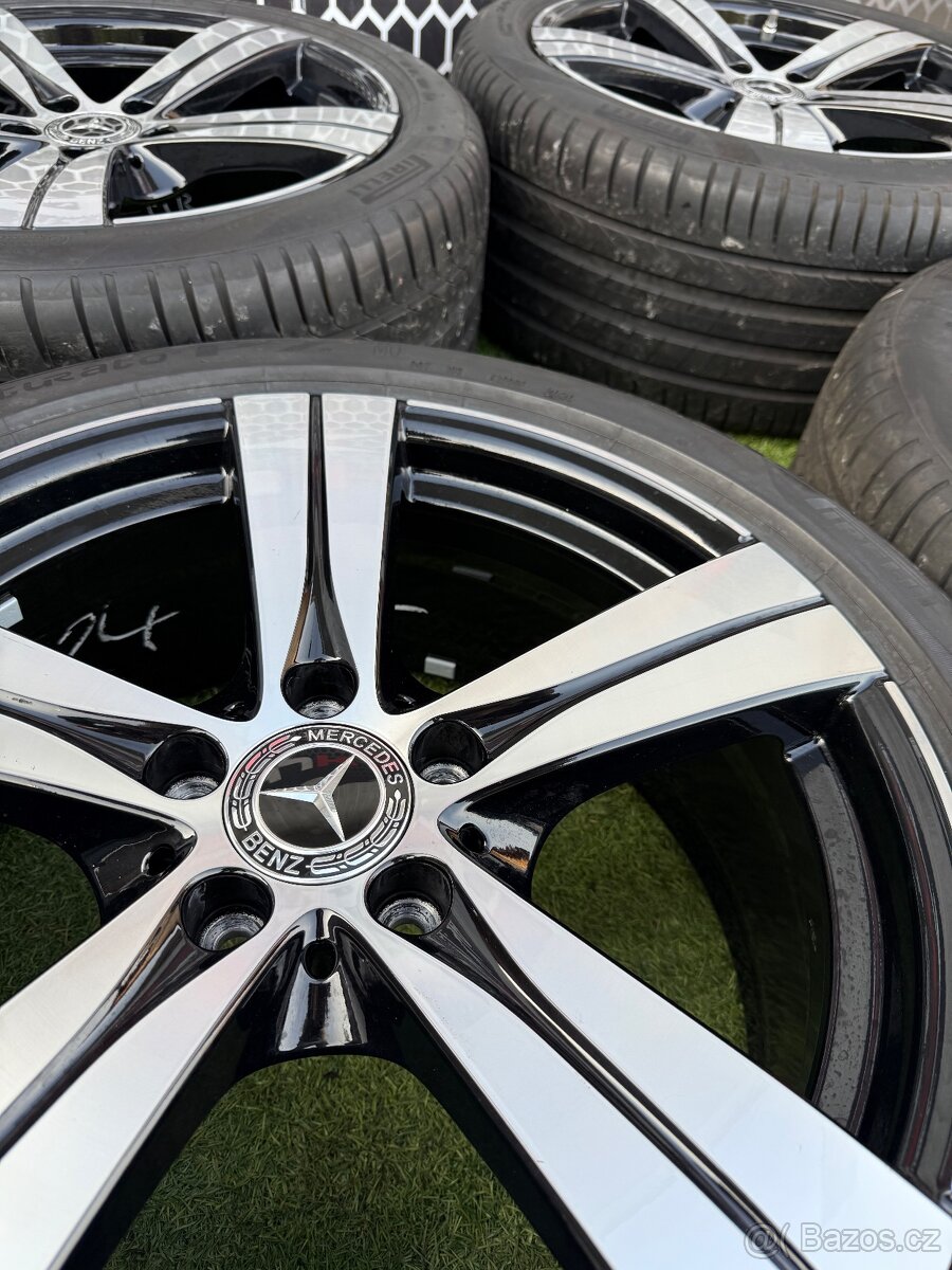 Originál alu kola Mercedes 5x112 R18 C-Class DVOUROZMĚR W206 - 6