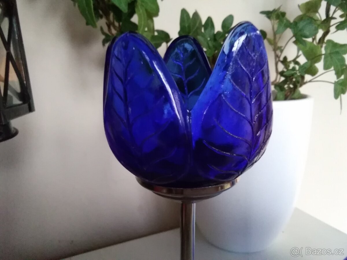 dva svicny-hutni sklo - 6