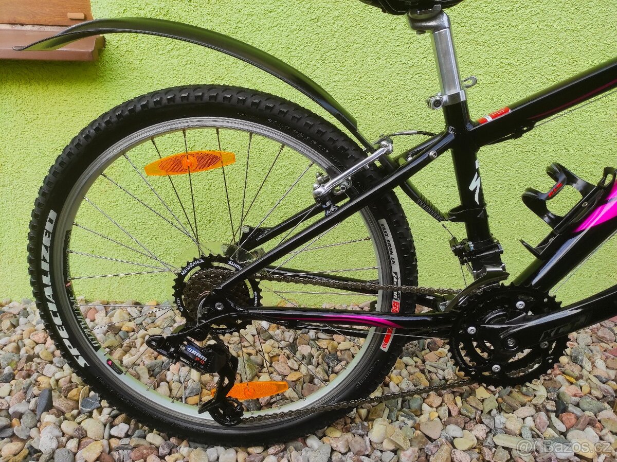 Značkové dětské kolo SPECIALIZED 24" (černá/fialová)# - 6