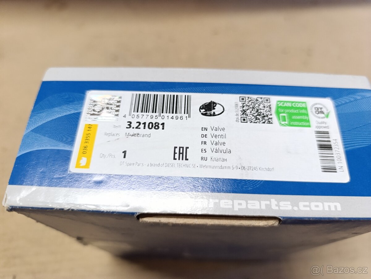 Elektromagnetický ventil, retarder MAN, Neoplan - 6