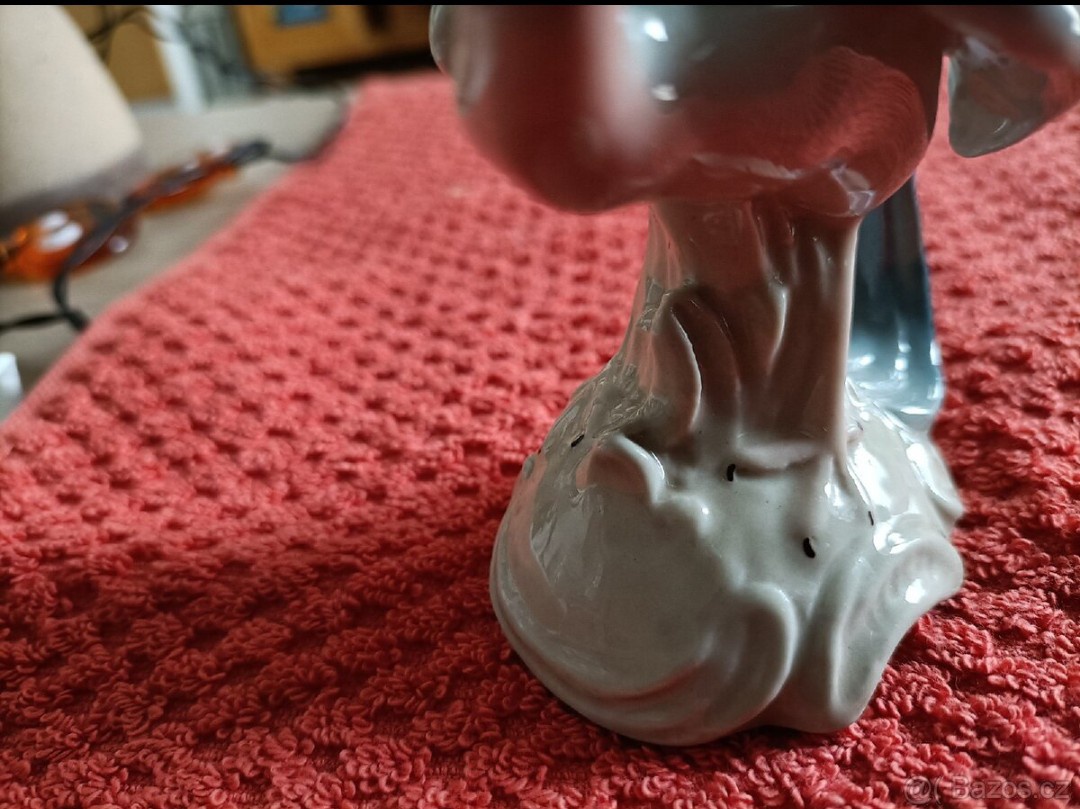 Páv, porcelánová soška - 6