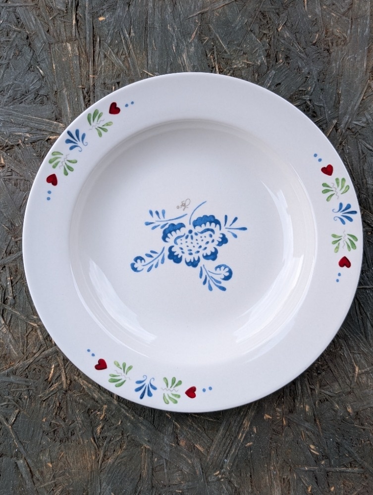 4 ks vintage hluboké talíře. - 6