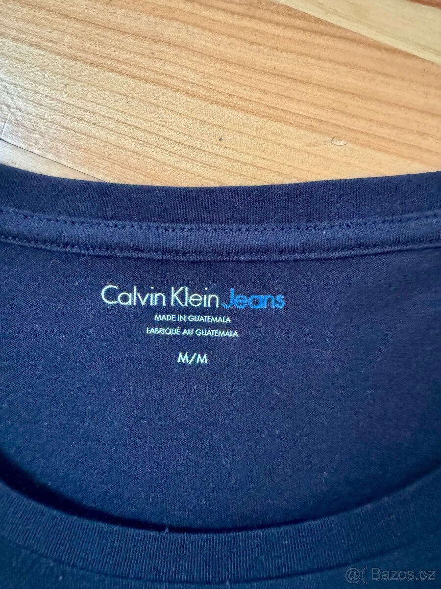 Černé tričko Calvin Klein Jeans vel. M - 6