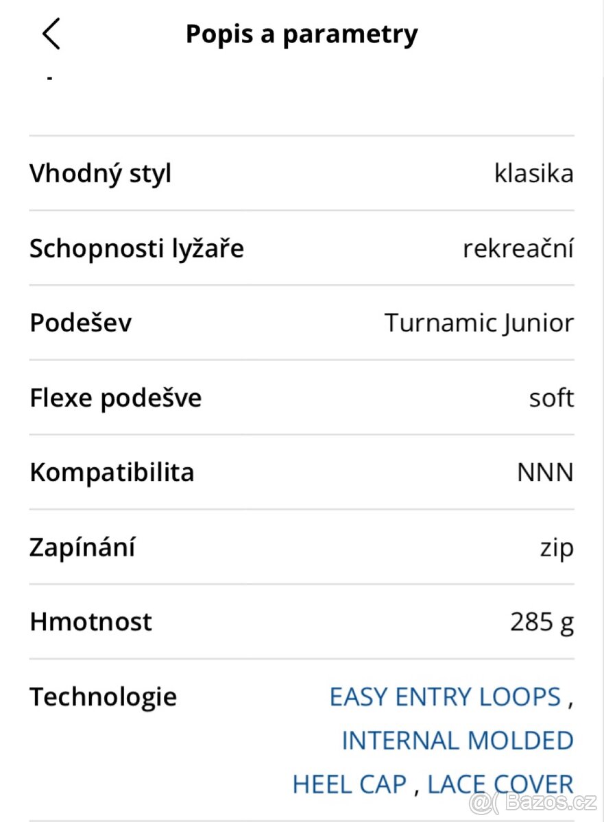 Dětské boty na běžky vel.36 - 6