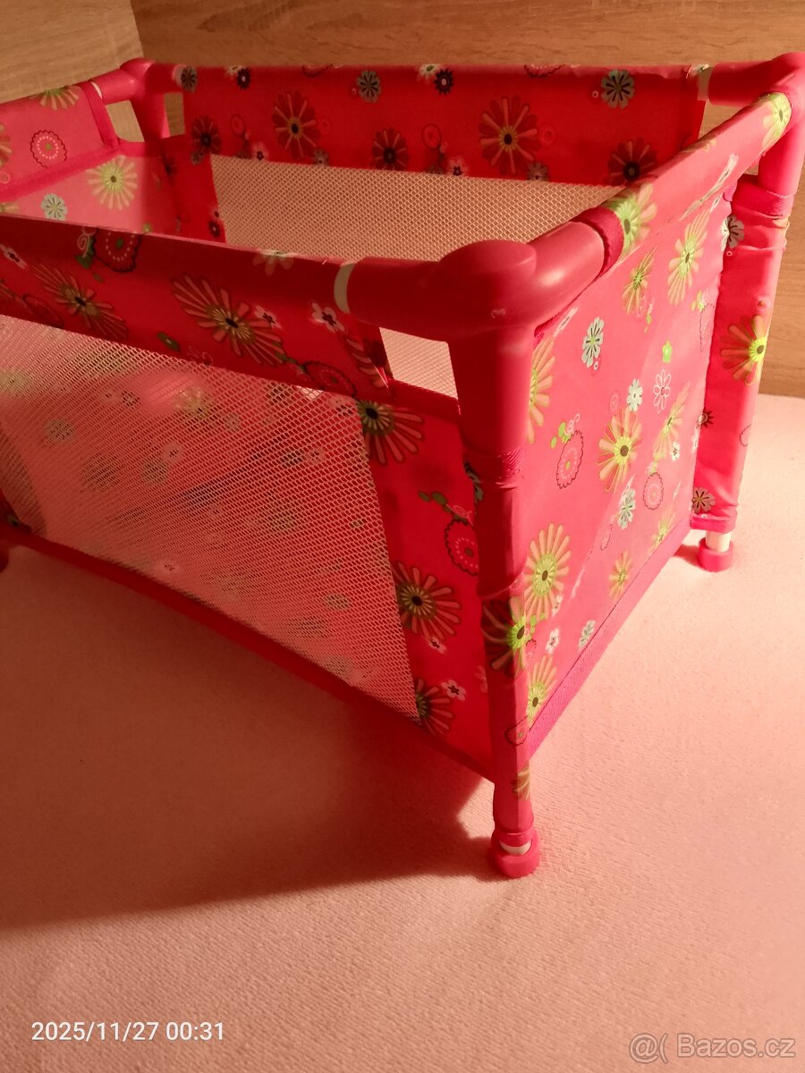 Přenosná postýlka pro panenku - 6