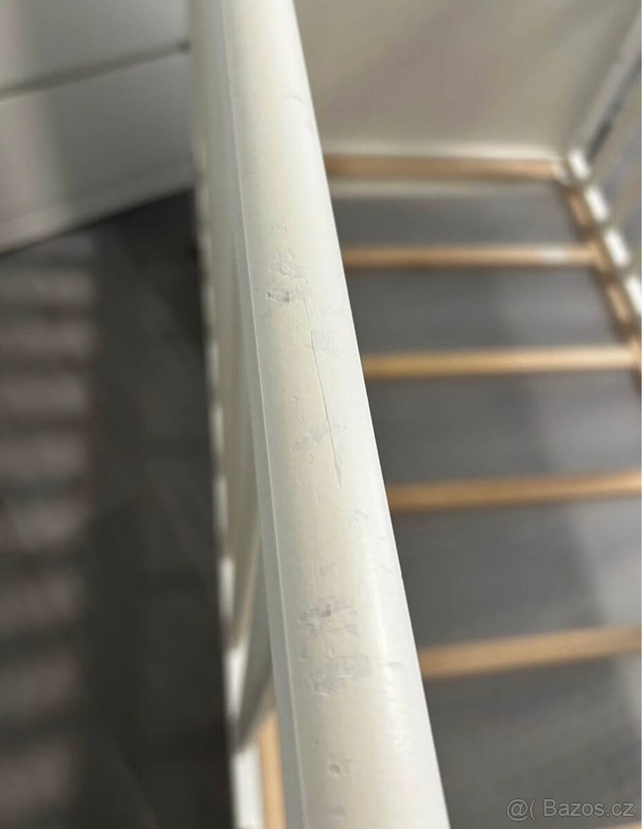 Dětská postýlka IKEA SUNDVIK bílá Rozměry: 60x120 - 6