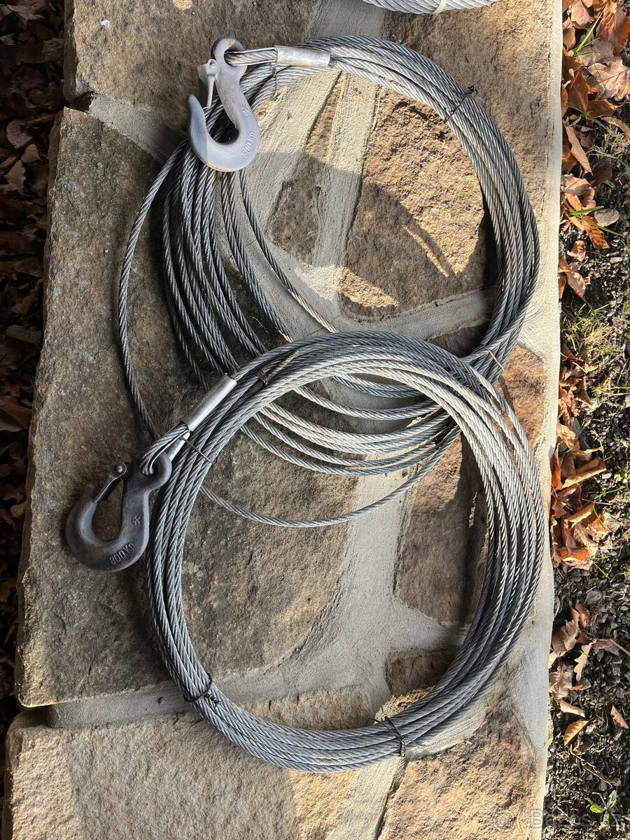 Ocelová lana s hákem - 6
