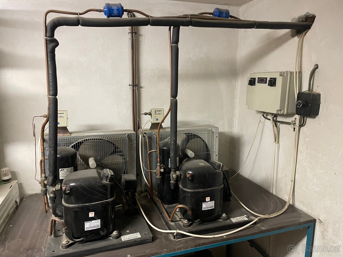 Chladicí jednotky Aspera 2kusy a 2 kompresorové jednozky - 6