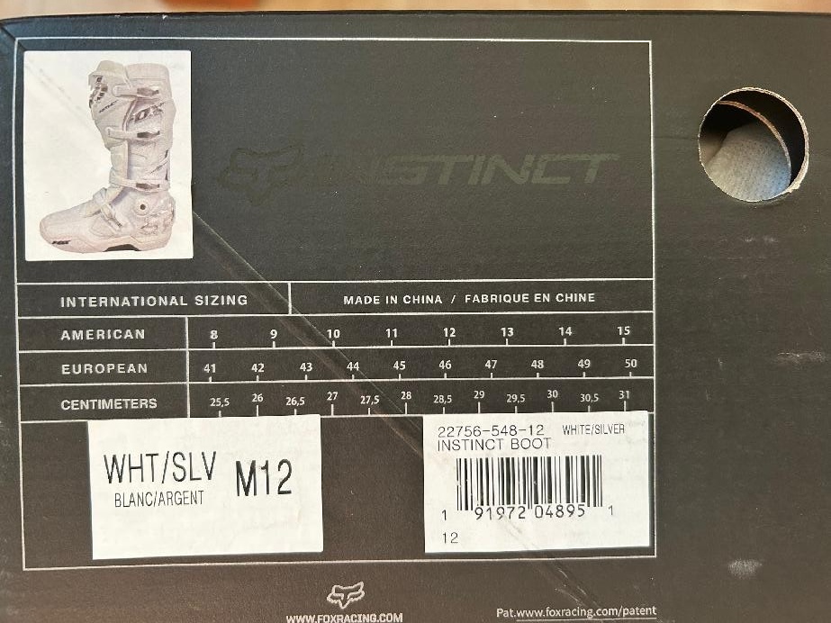MX boty FOX Instinct (vel. 46.5, M12) - 6