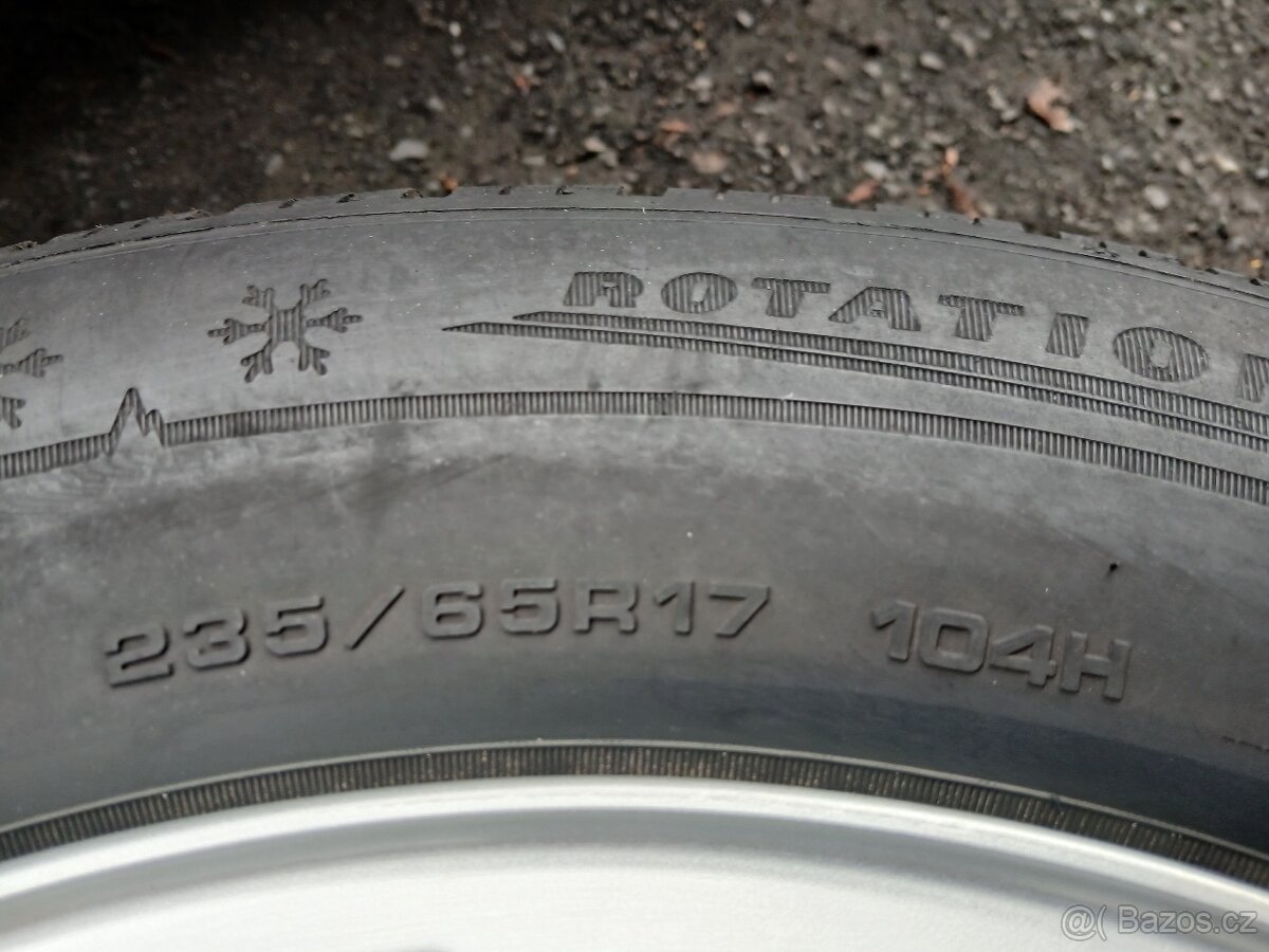 Prodám sadu Orig ALU kol Volvo 235/65R17 zimní - 6