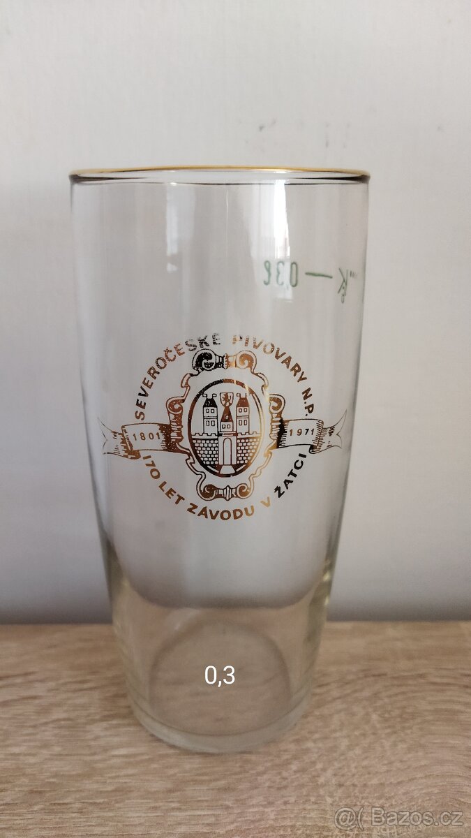 Pivní sklenice 0,3l - 6