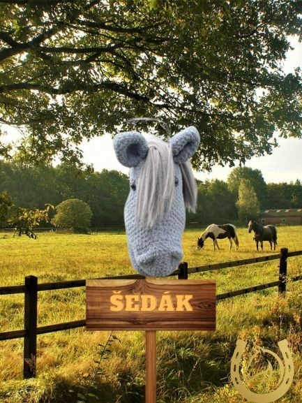 Ručně háčkované koně - 6