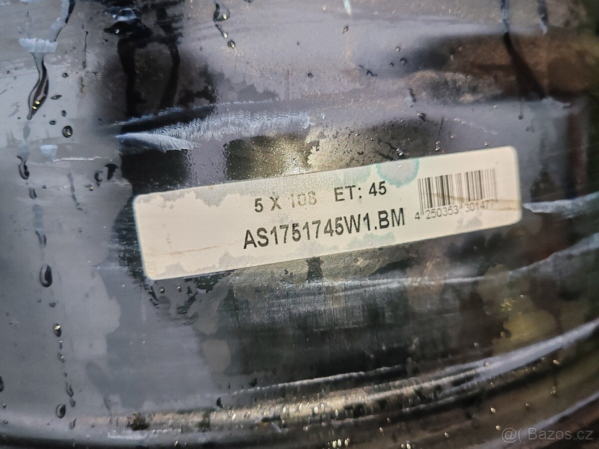 ALU kola TEC Speedwheels AS1, 5x108, 7,5x17, ET45. - 6