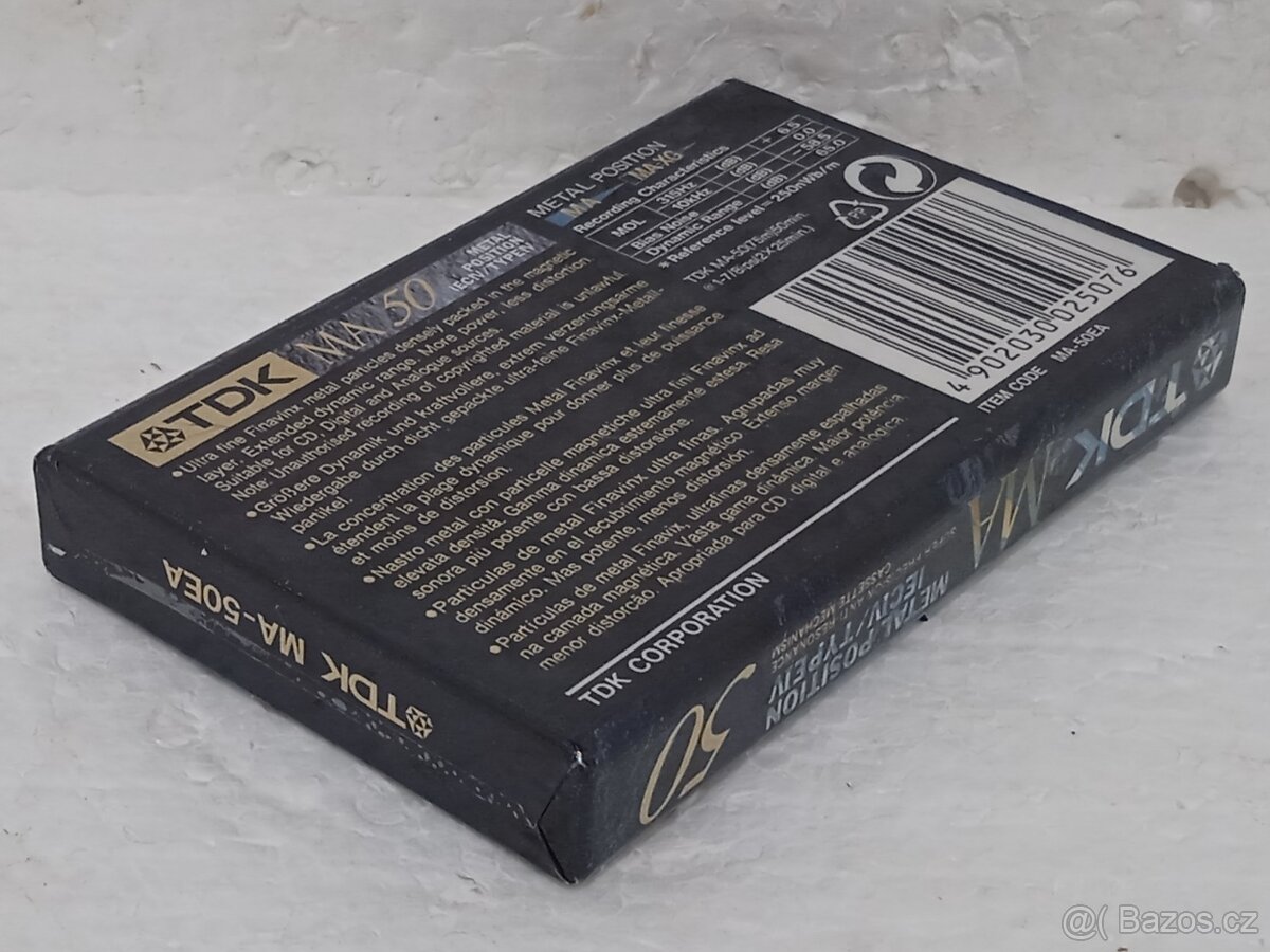 TDK MA50 MA-50EA METAL Retro Audiokazeta - 6