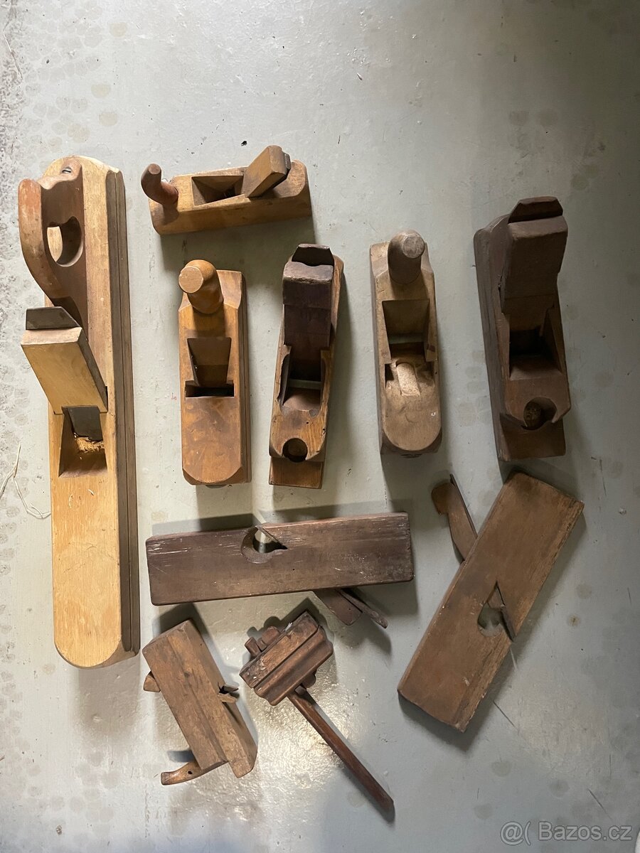 Sada starých hoblíků. - 6
