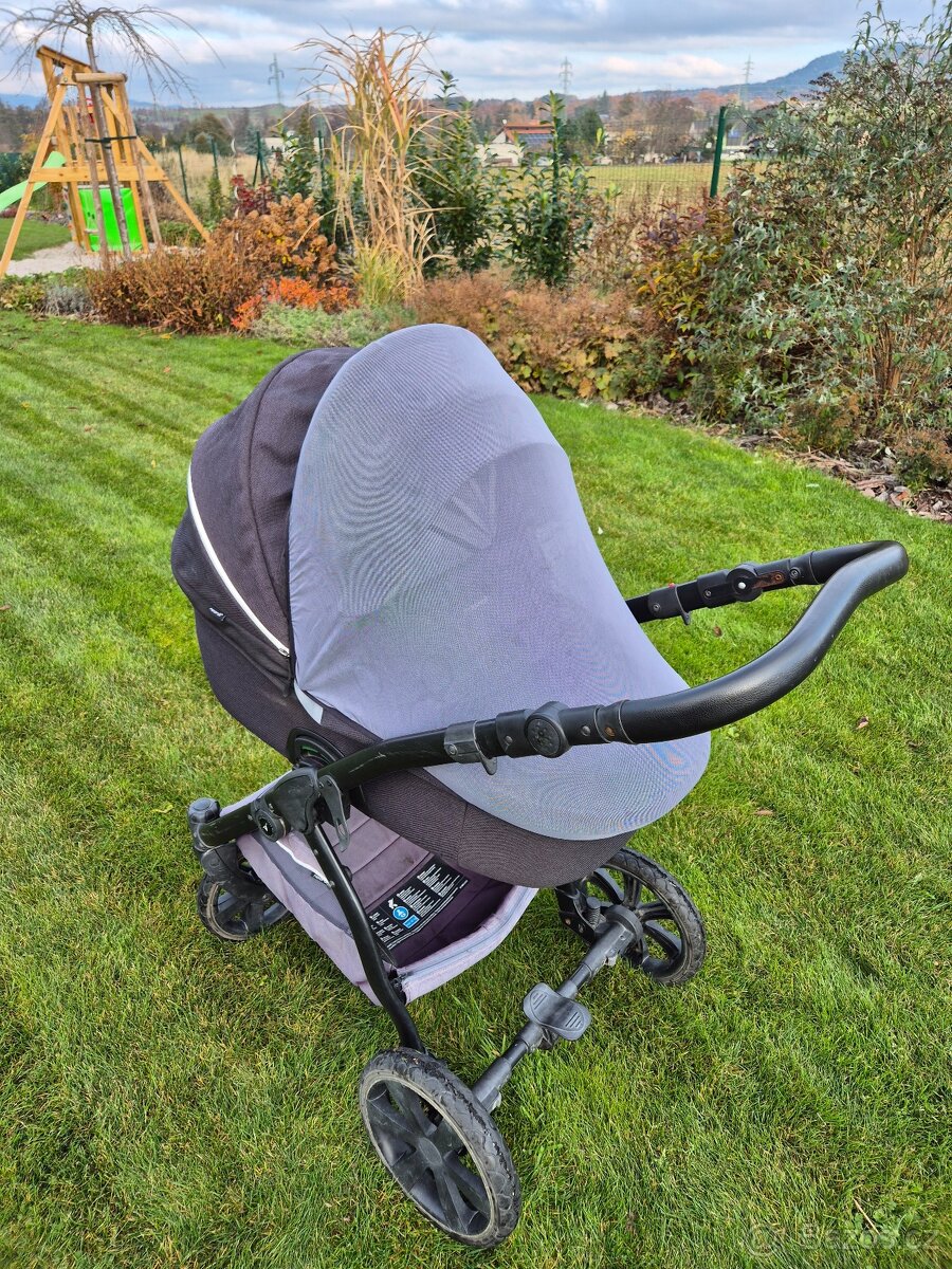 Kombinovaný kočárek Noordi Fjordi III 2022 2v1 - korbička/sp - 6