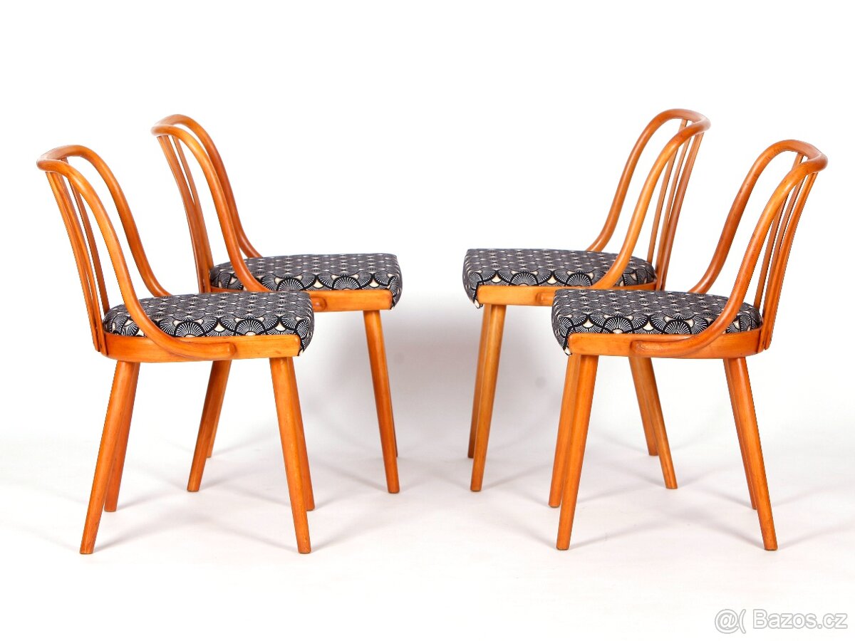 Židle TON, A. Šuman, RARITNÍ verze opěradel - 6