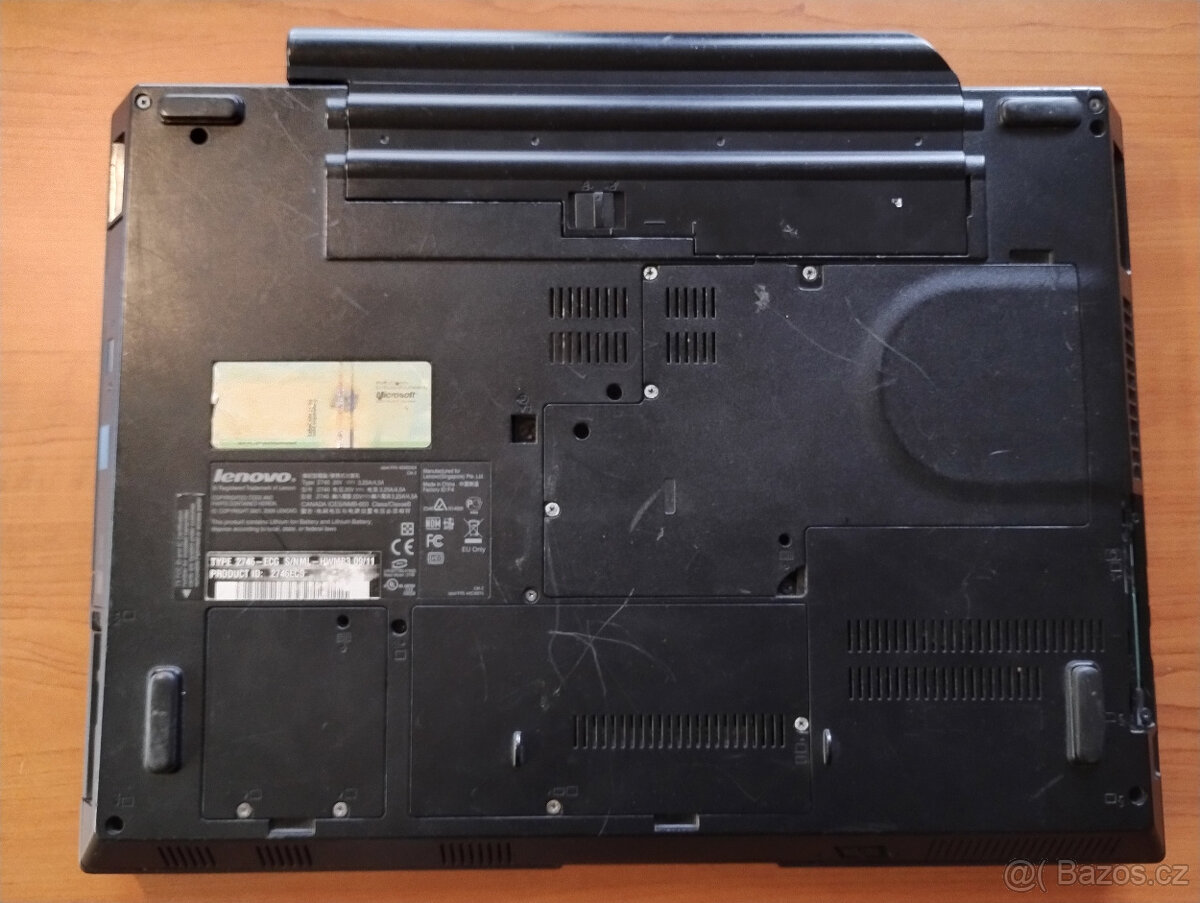 notebook Lenovo ThinkPad SL500 + zdroj a baterie (3hod) - 6