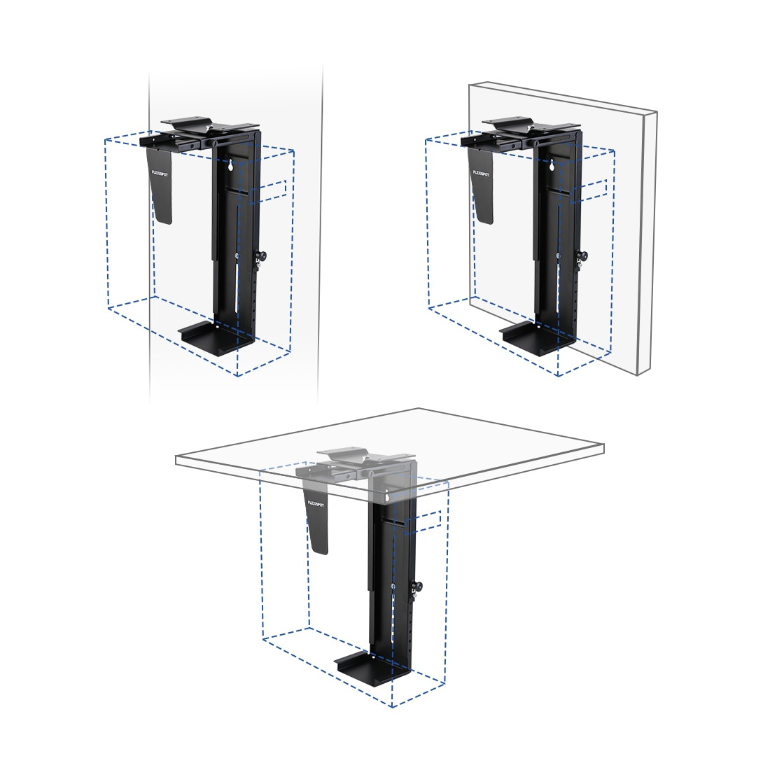 Držák na počítač Flexispot CH2B (CH2) černý - 6