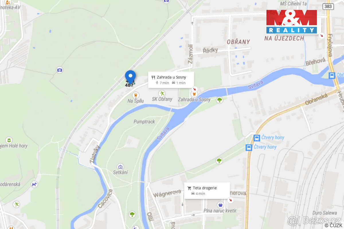 Prodej zahrady, 592 m², Brno - Obřany - 6