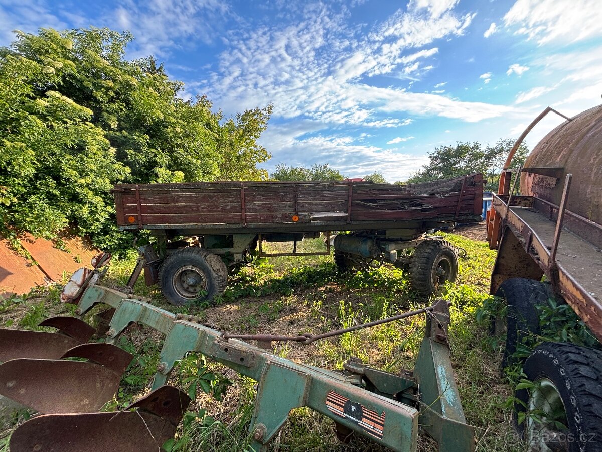 Traktorová vlečka, sklápěcí přívěs - 6