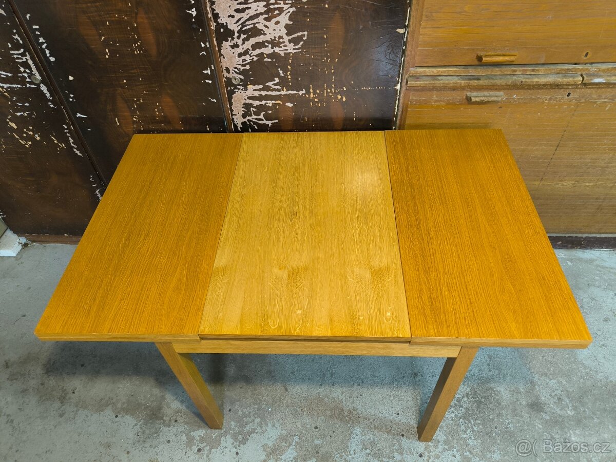 Retro jídelní rozkládací stůl - Brusel 70. léta - 6