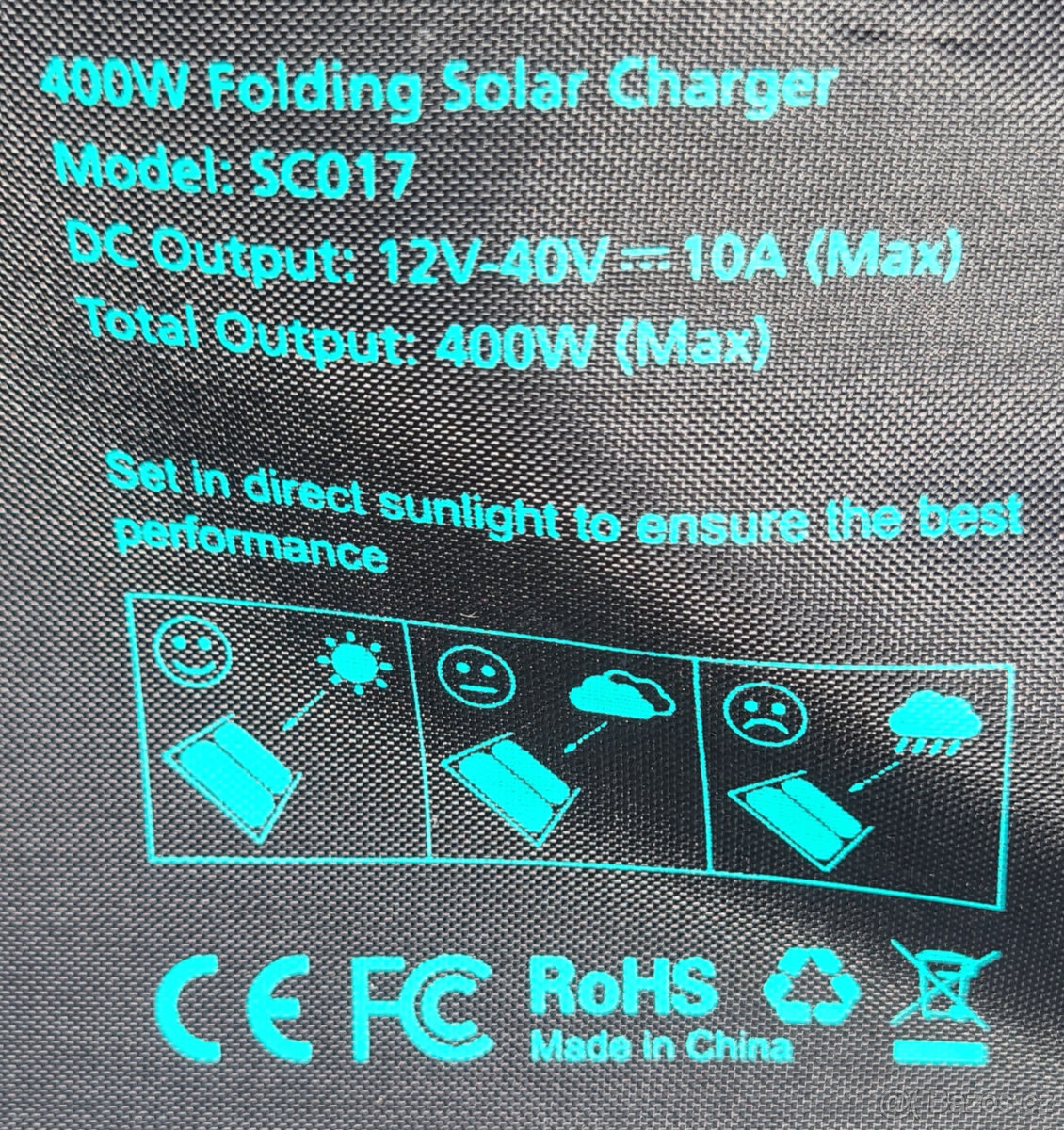 TOP přenosný solární panel ChoeTech 400w - 6