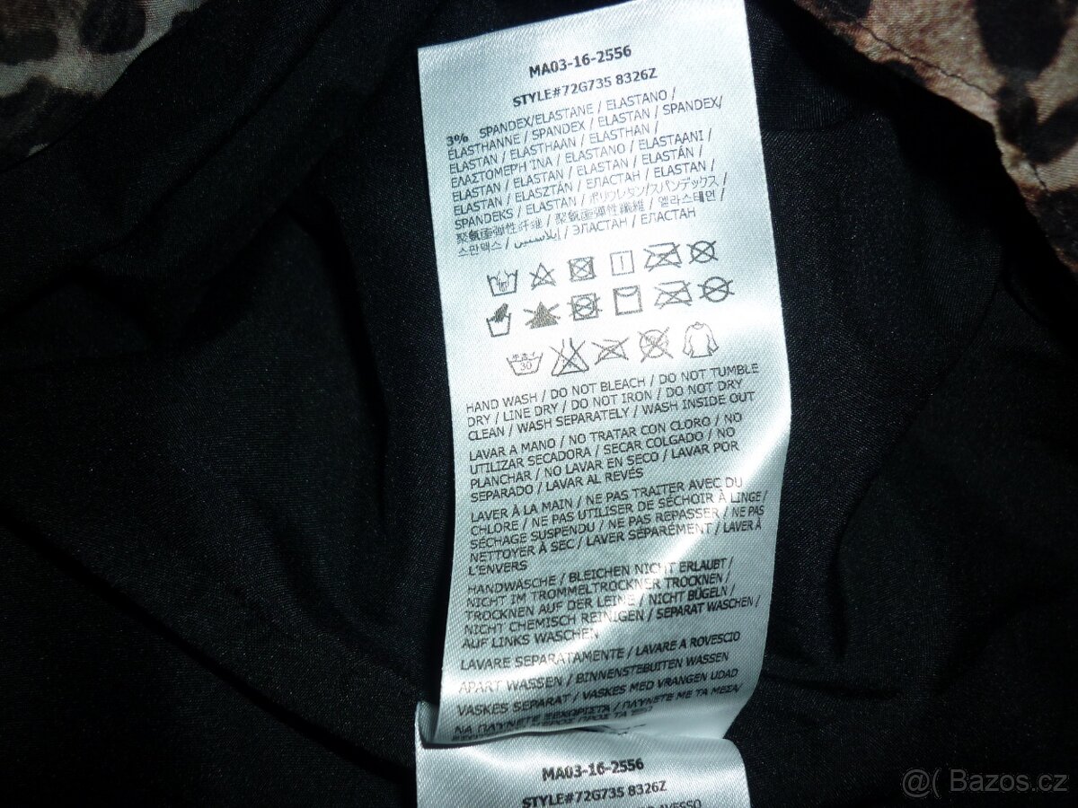 Leopardí hedvábné šaty Marciano Guess - 6