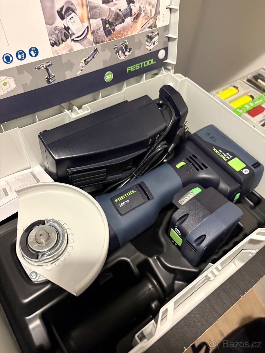 Festool AGC 18V-125 2x5,0Ah EBI-Plus (577700) - 6