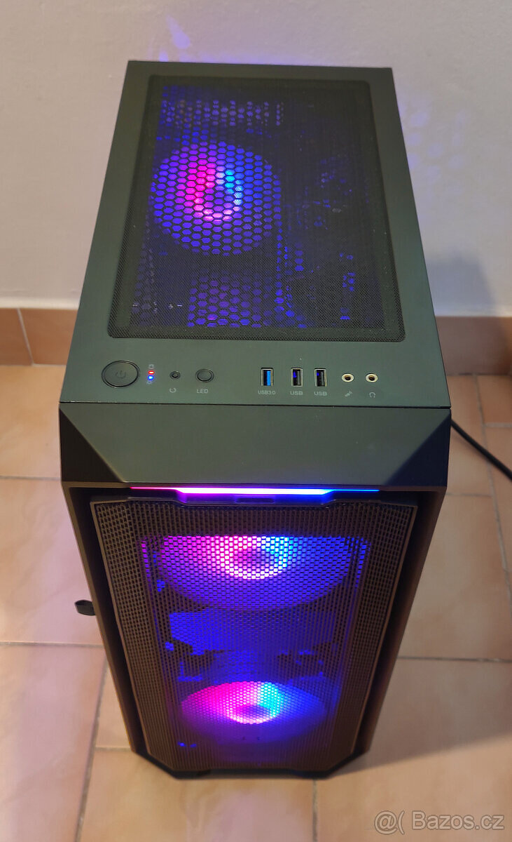 Herní počítač s RX 6600 8GB, Ryzen 5 - 6