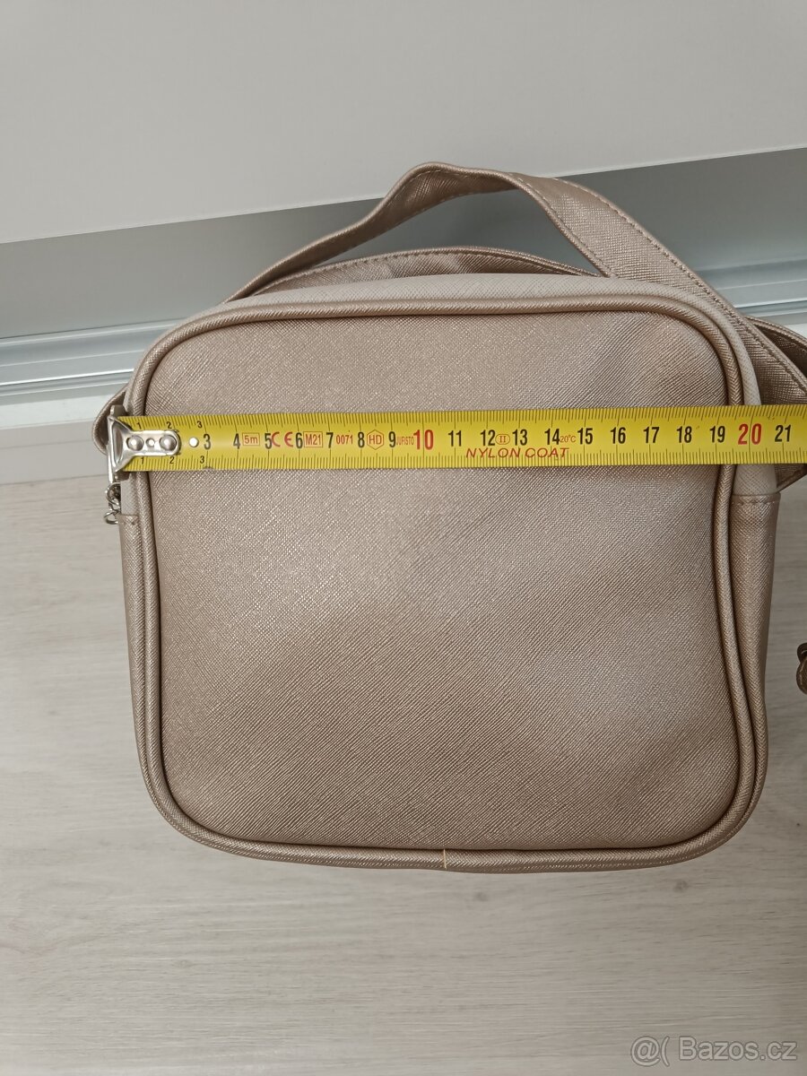 Zlatobéžová kabelka přes rameno Just - 6