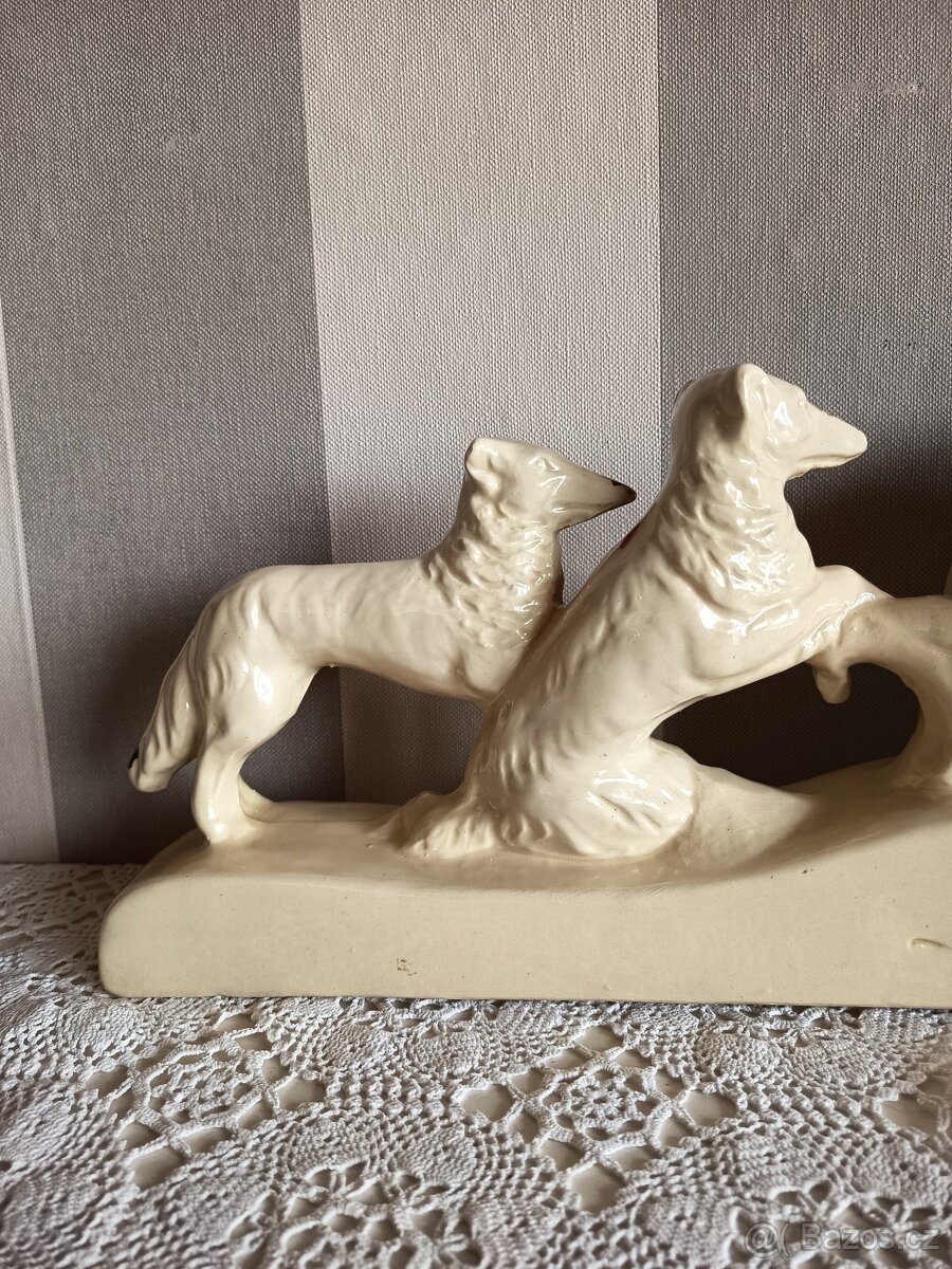 Starožitné porcelánové hodiny - 6