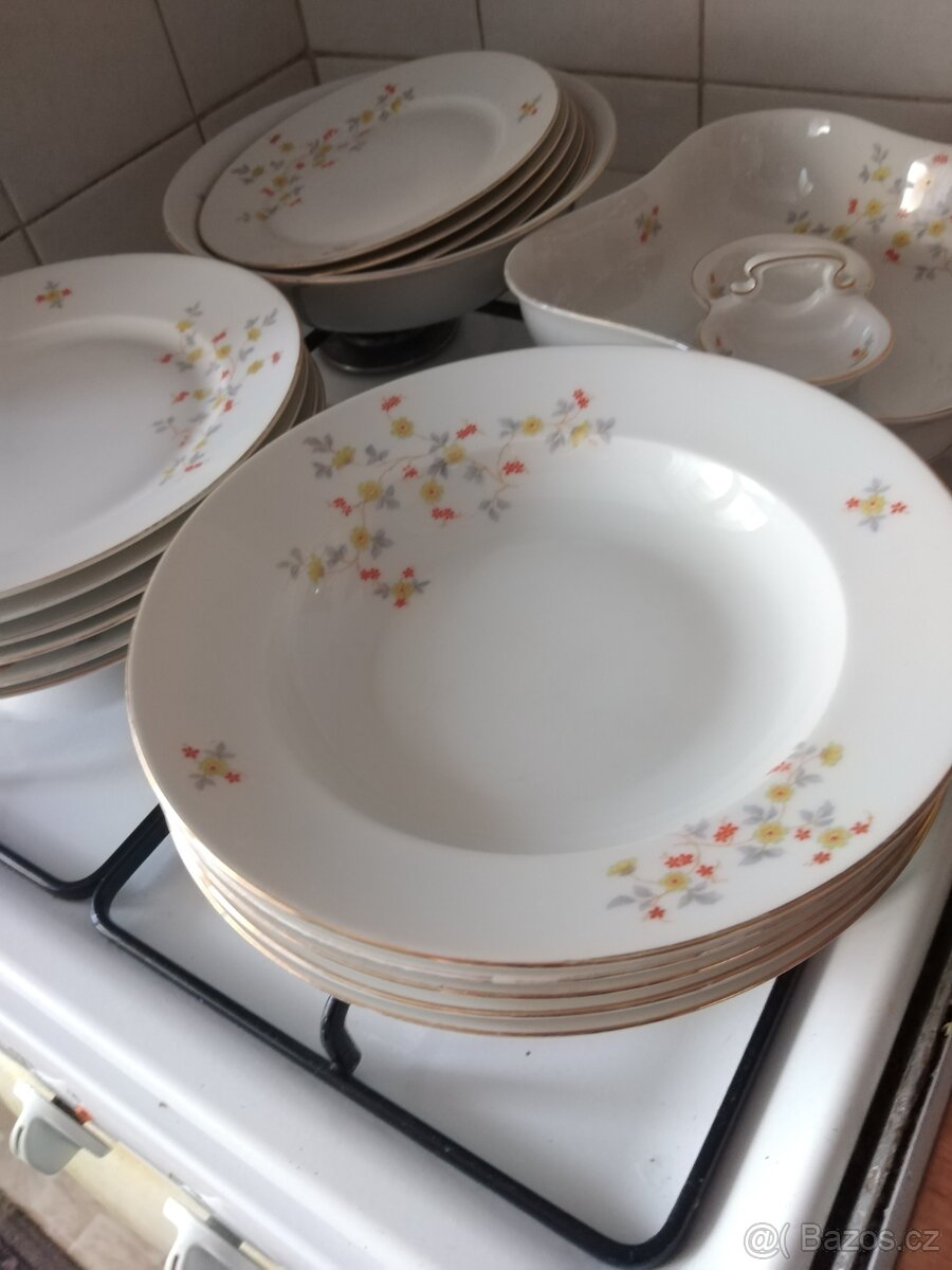 Jídelní servis zn. Bohemia Made in germany - 6