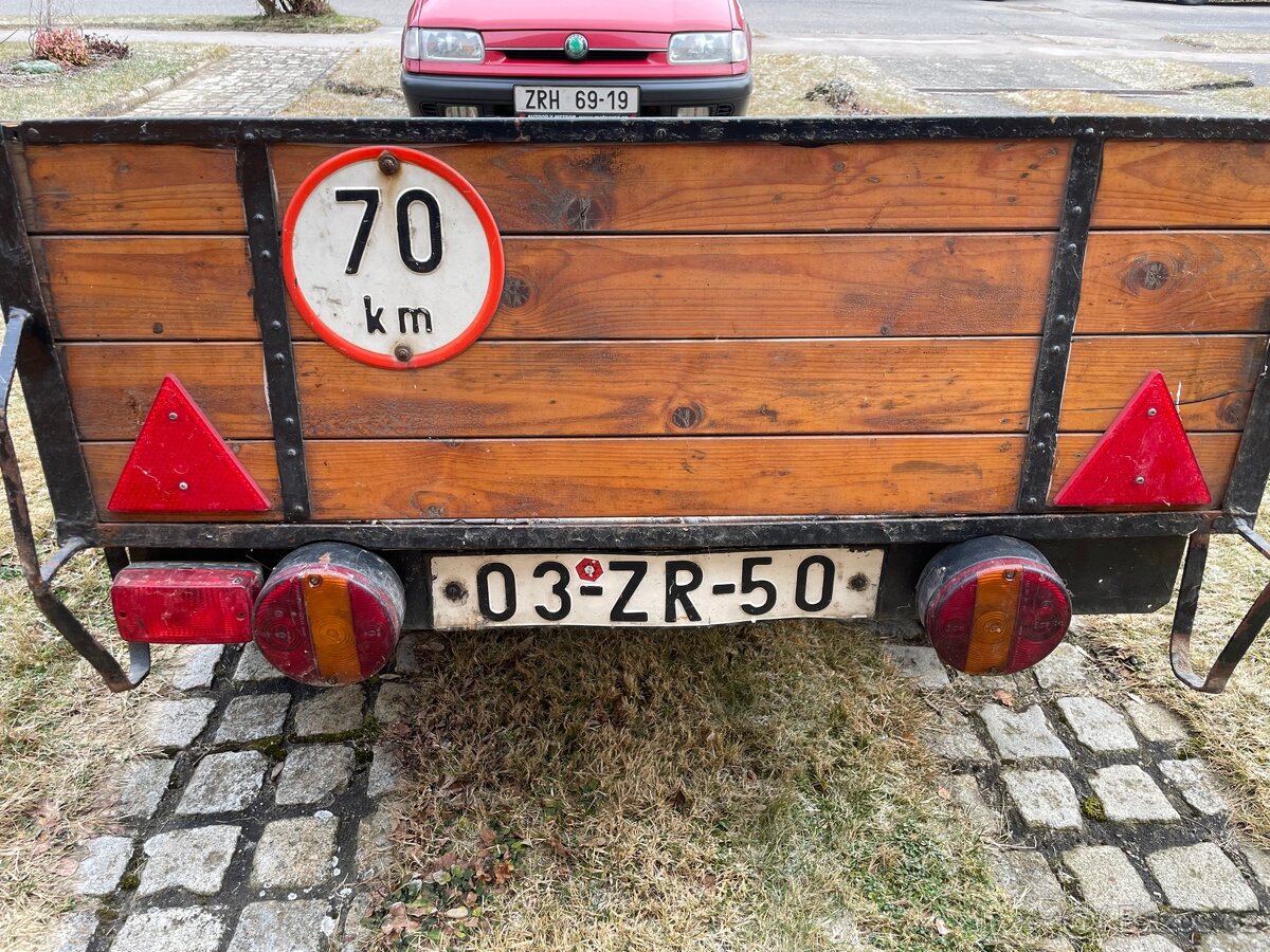 Přívěsný vozík 750kg - 6