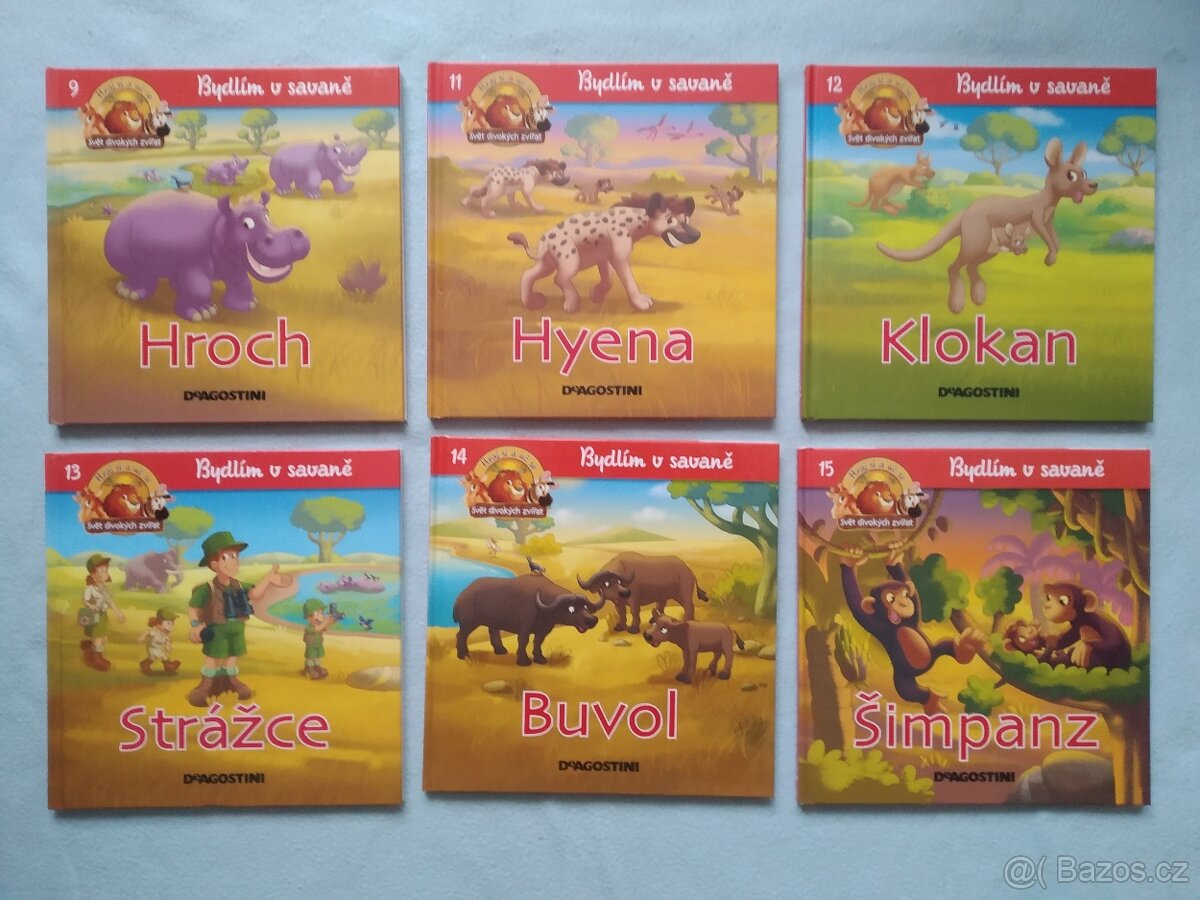 Knihy Bydlím v lese, Bydlím v savaně - 6