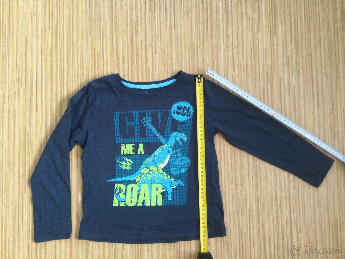 Trička s dinosaury vel. 104/110, 110 a 110/116 - 6