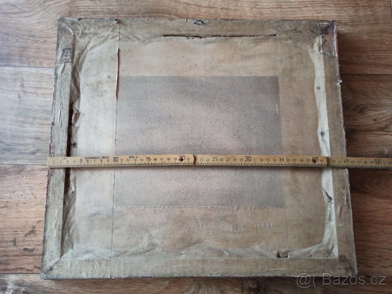 Starožitný obraz: Dům v kopci (1939), St. Veselý ´39 - 6