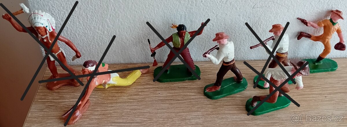 Westernové figurky z DDR, Polska - 6
