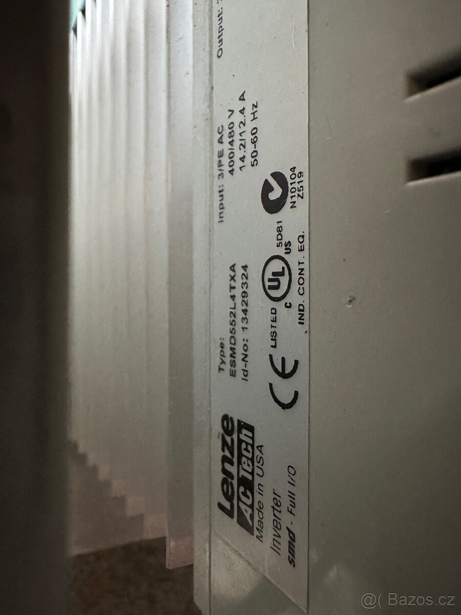 Frekvenční měnič Lenze 5,5Kw - 6
