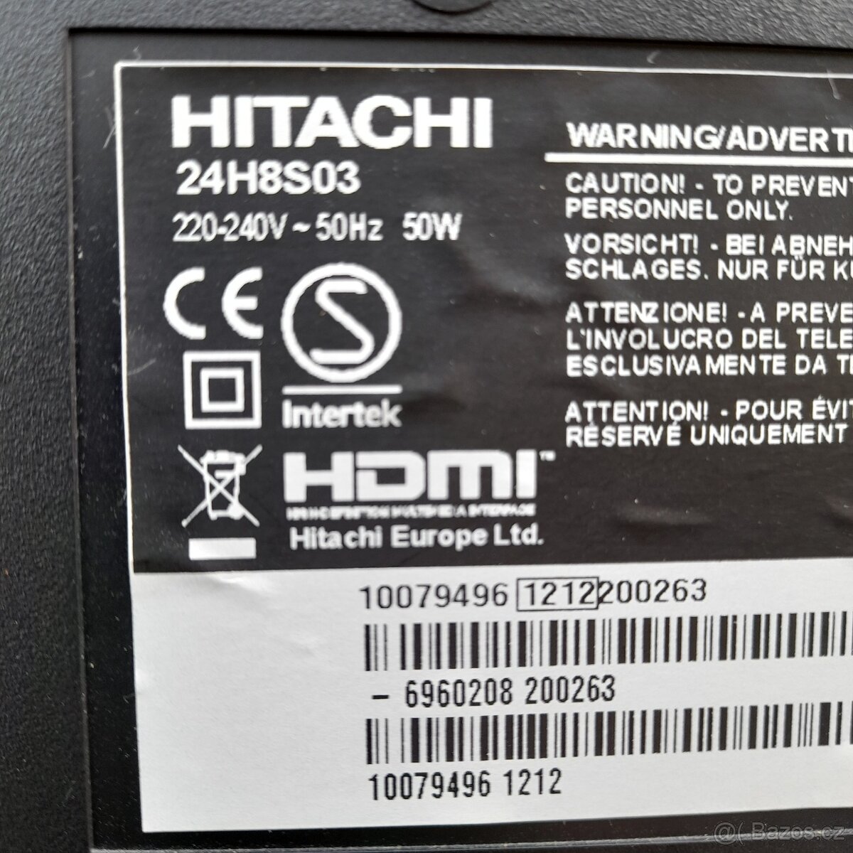 TV - HITACHI 24H8 S03 - 6