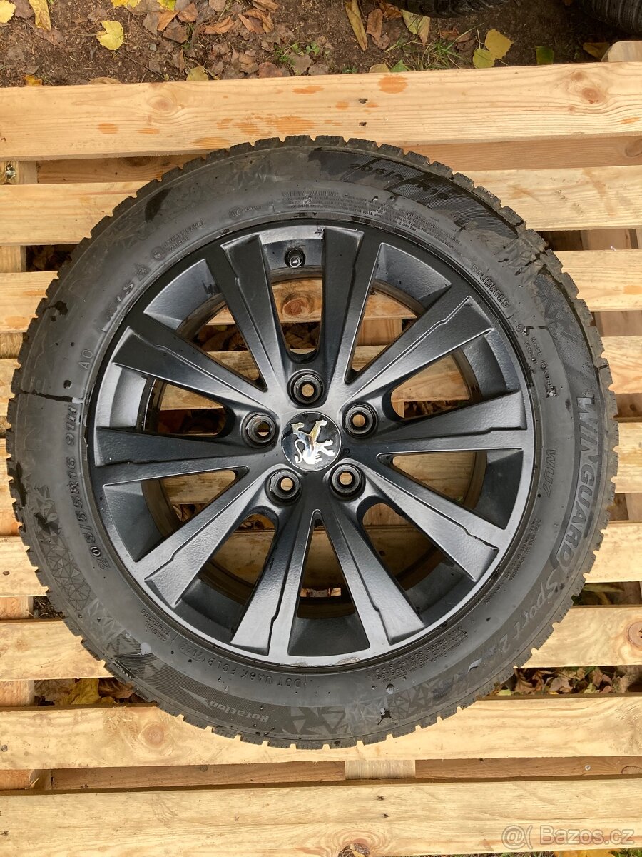 Sada zimních ALU kol Peugeot 308 TOPAZE 7J 16 CH5-44 - 6